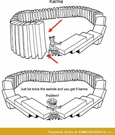 How to be an asshole. Karma free edition