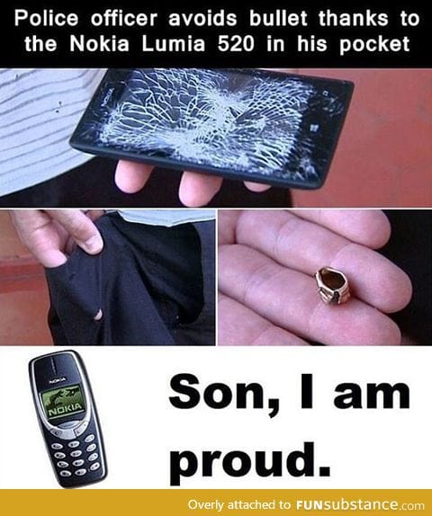 Nokia should start doing body armor