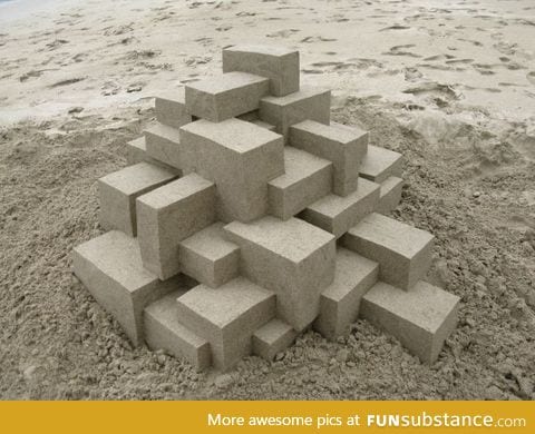 Block sand castle