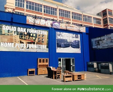 At a glance I thought someone had put up 10 foot high memes