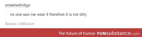 It is not dirty!