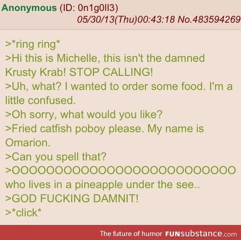 Spongebob prank