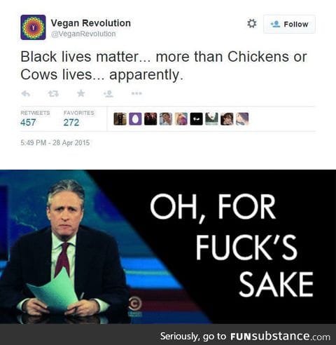 Vegan strikes again