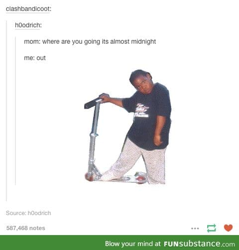 *scooters by*