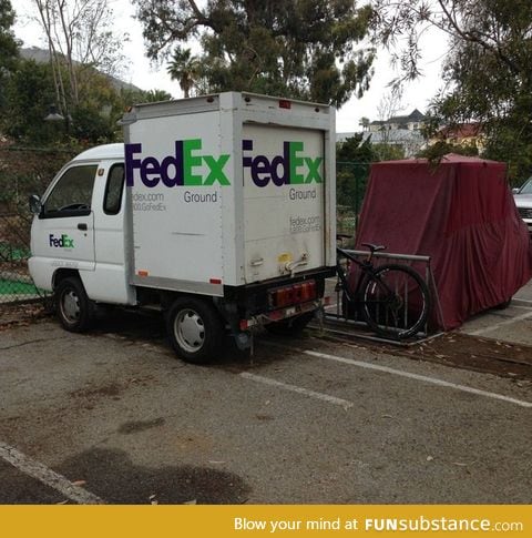 The FedEx Truck on Catalina Island is Adorable