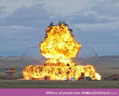 Really cool visible shockwave