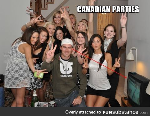 Good to know Canadian men have their priorities straight