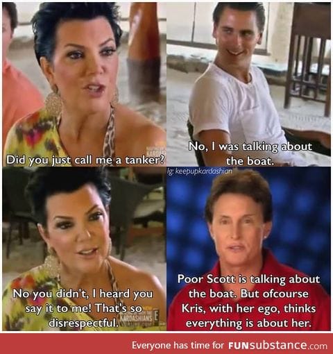 Basically the plot of KUWTK