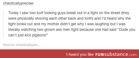 the only real reason to fight