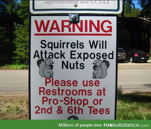 This warning sign