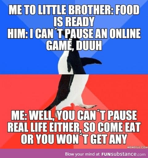 It really need to be said, even though I'm a gamer too