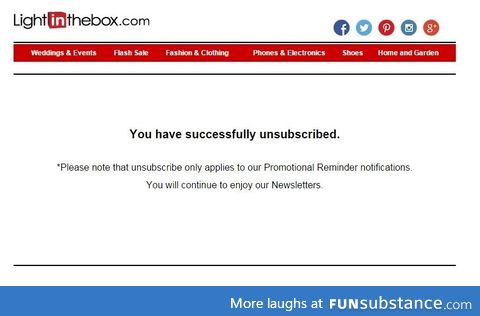 You *WILL* continue to enjoy our newsletter damnit