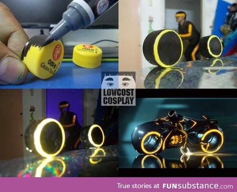 Low budget Tron cosplay