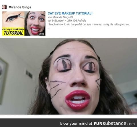 Here's Miranda doing it right