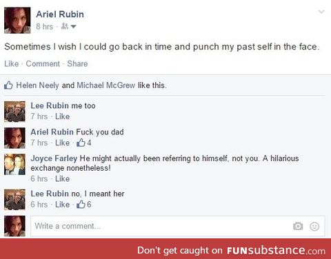Dad found on Facebook