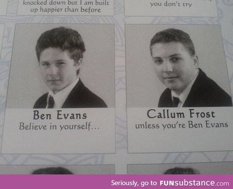 Well played Callum