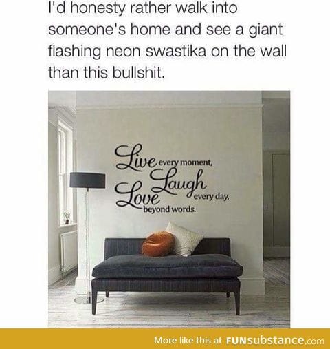 Walls with bullshit