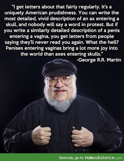 George R.R. Martin response to the drama