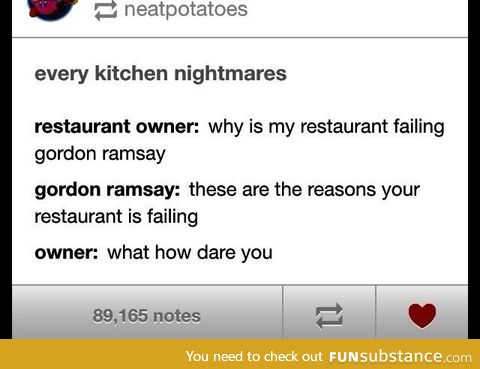 Kitchen nightmares