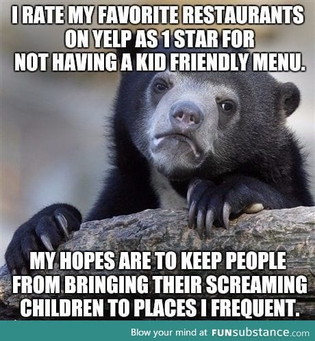 I'm trying to enjoy my food over here