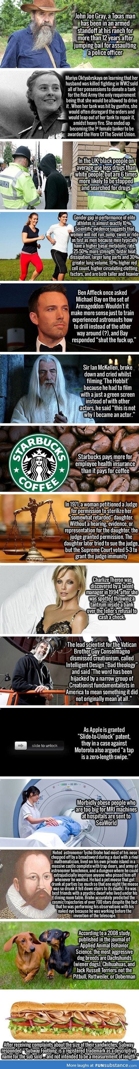 Random facts