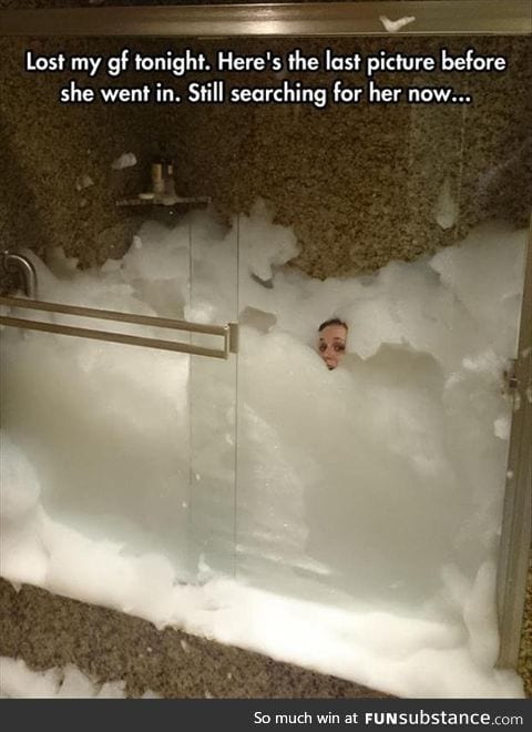 Lost in foam