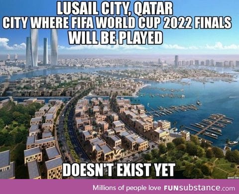 At least, they should start making a stadium now