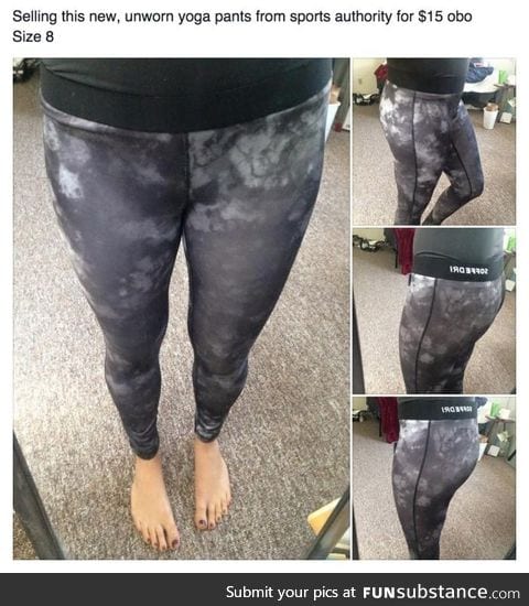 Selling unworn yoga pants