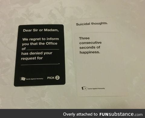 Oh, so dark