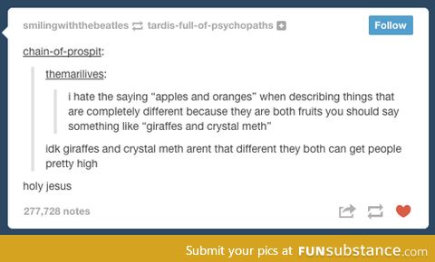 giraffes & crystal meth