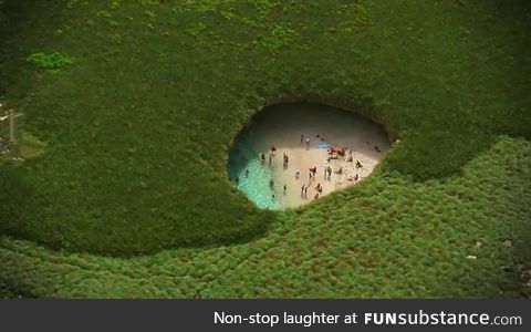 An amazing secret beach