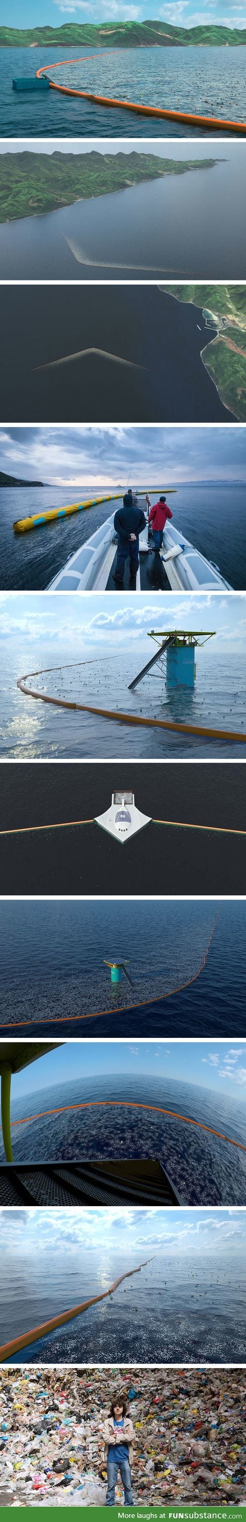 An inventor's idea for cleaner oceans