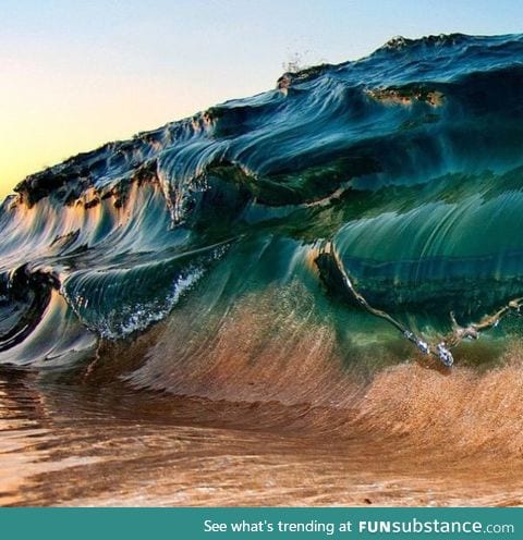 Photo of a wave by Clark Little
