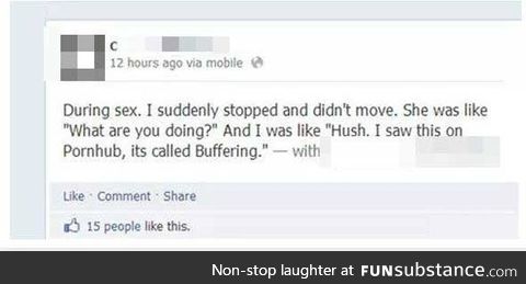 Buffering sex