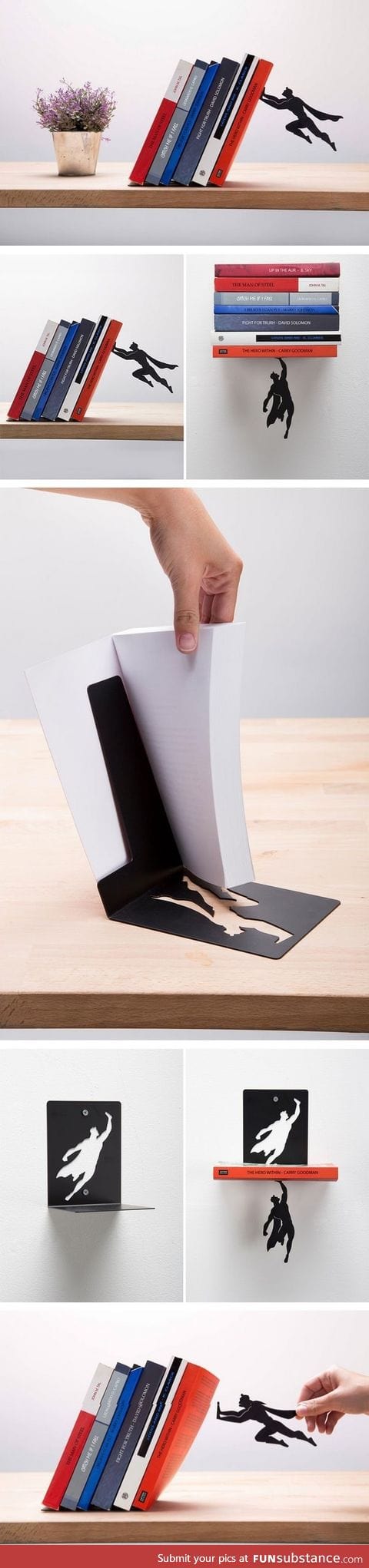 Superhero book stands