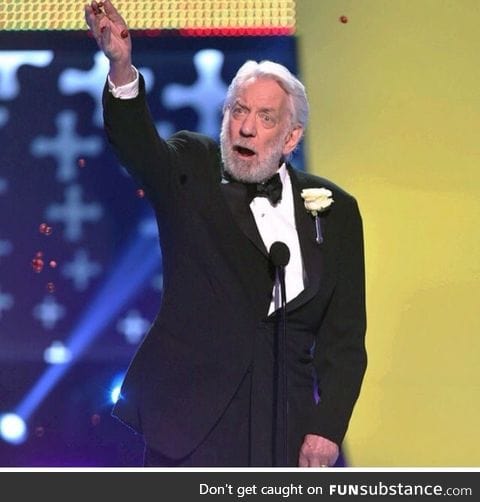 Remember when president snow threw nightlock for the audiance at kids choice awards