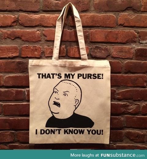 That's my purse! I don't know you!