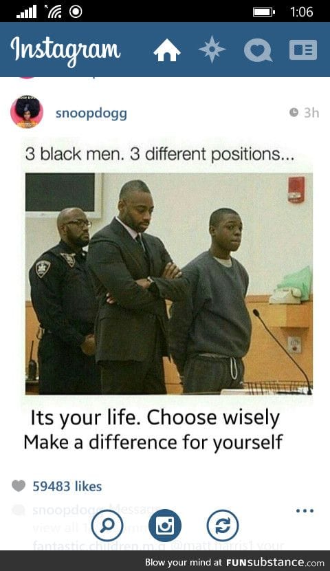 Its not about race, its about what you decide to do