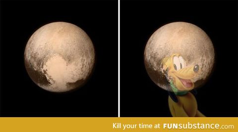 Not sure if it's named Pluto because of that