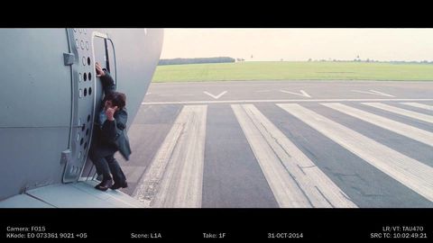 Tom Cruise did his own stunt on the airplane