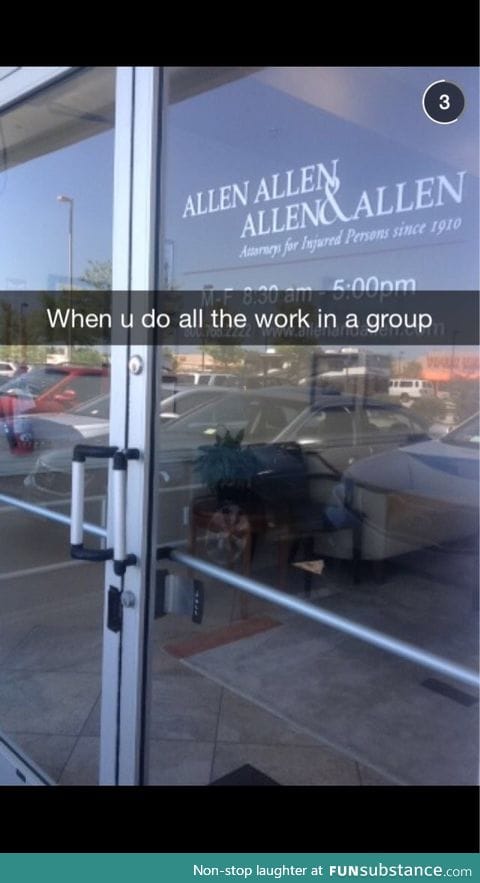 When you do all the work in a group project