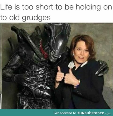 Life is too short to be holding grudges