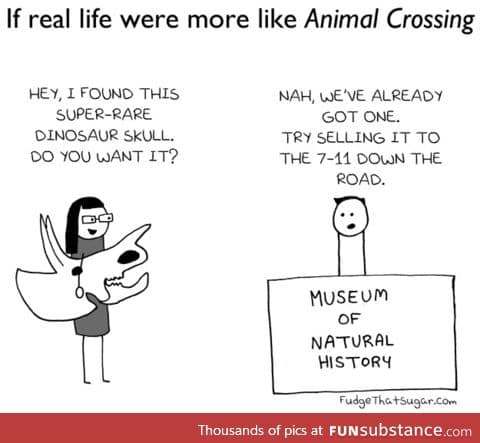 If animal crossing was real life