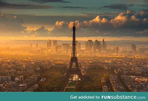 Sunset in Paris
