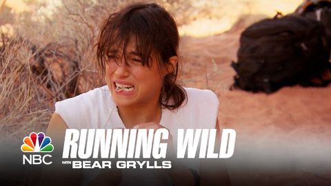 Bear Grylls & Michelle Rodriguez driking soup made from urine and a dead mouse