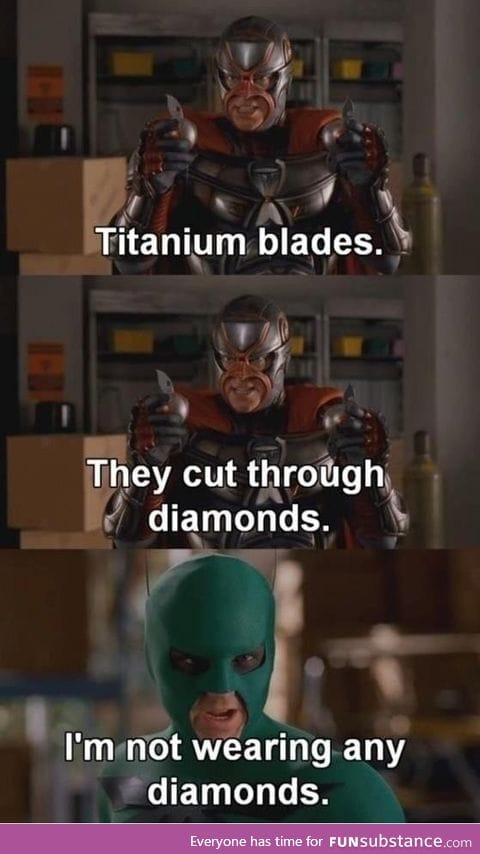 Titanium blades