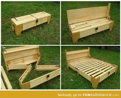 Oh I need this bench bed transformer