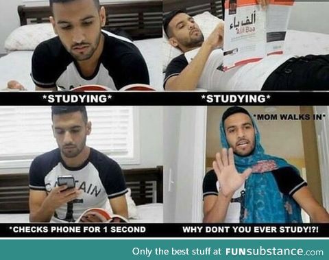 When I take a break from studying