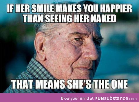 A wise man once told me this