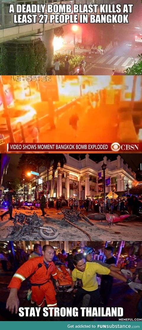 Deadly bomb hits Thailand's capital Bangkok and kills 27 people
